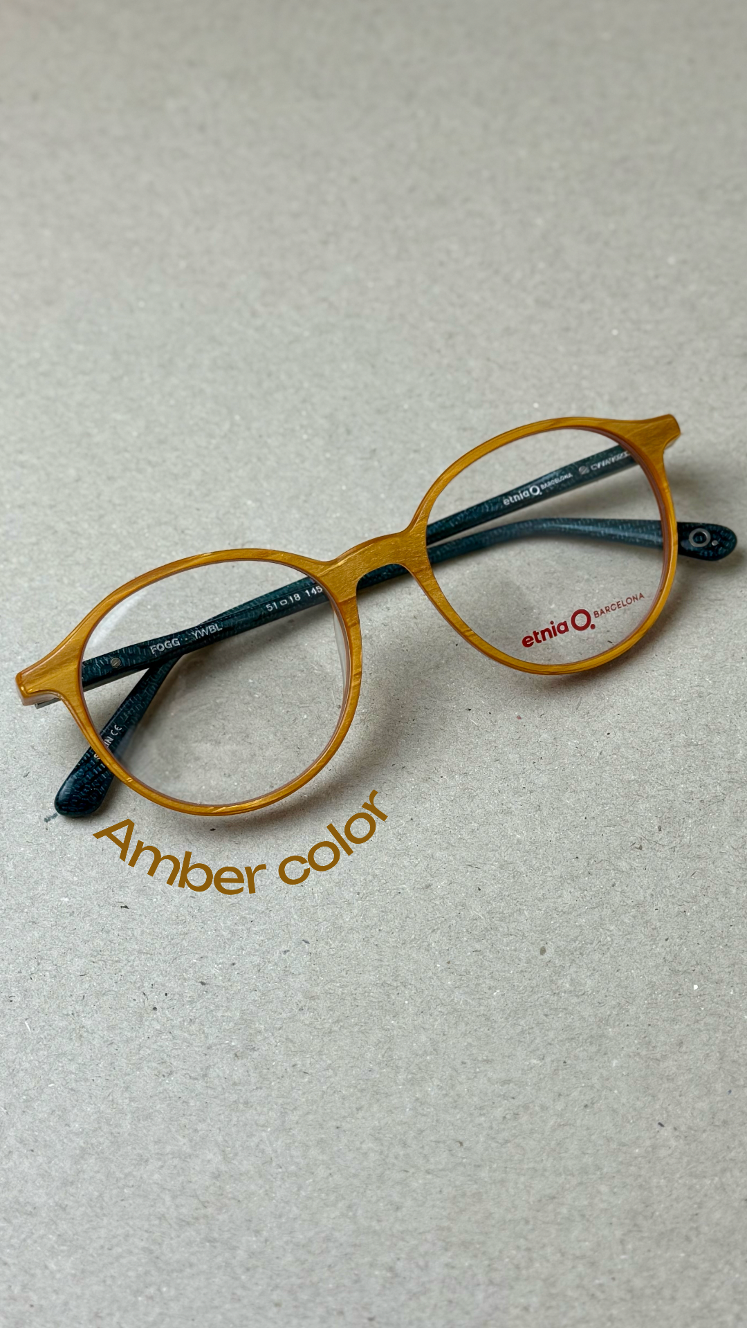 amber color